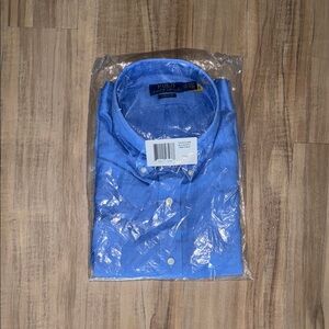 Polo by Ralph Lauren Blue Casual Linen Button Down Shirt